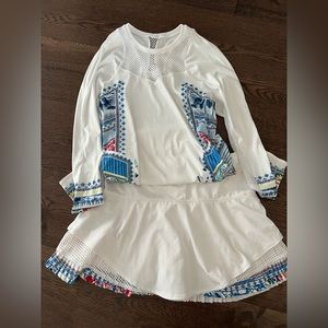 Lucky in love tennis outfit